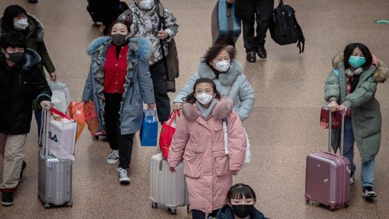 أداة لتحديد من لا يرتدي الكمامة في الصين