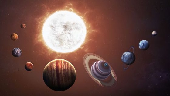 أشهر كواكب النظام الشمسي