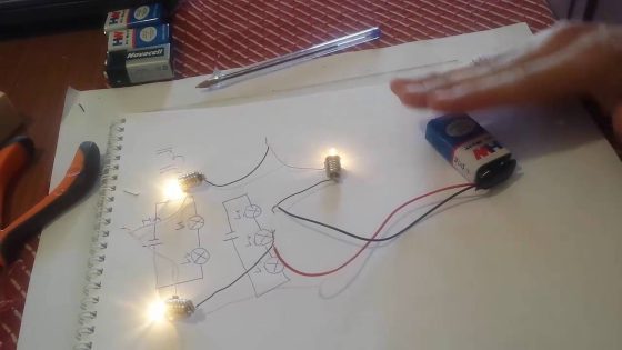 كيفية صنع الدائرة الكهربائية وأجزائها