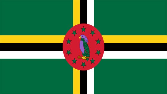 ما معنى ألوان علم دومينيكا؟
