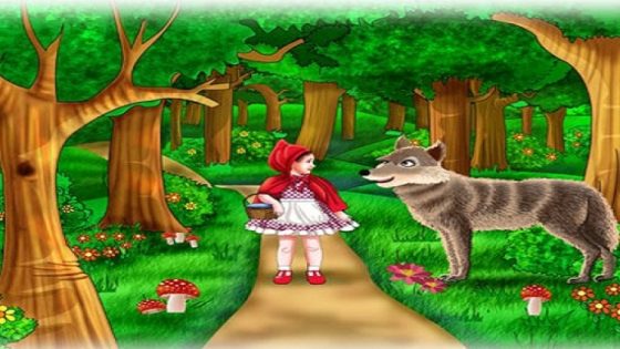 قصة ليلى والذئب ذات الرداء الأحمر