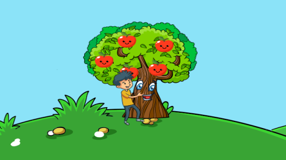 قصة وحكمة حكاية الطفل وشجرة التفاح